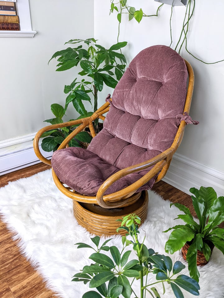 The Bazaar Rattan Swivel Chair
