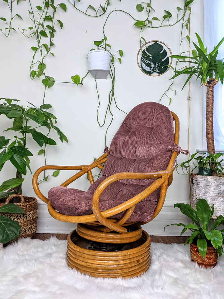 The Bazaar Rattan Swivel Chair