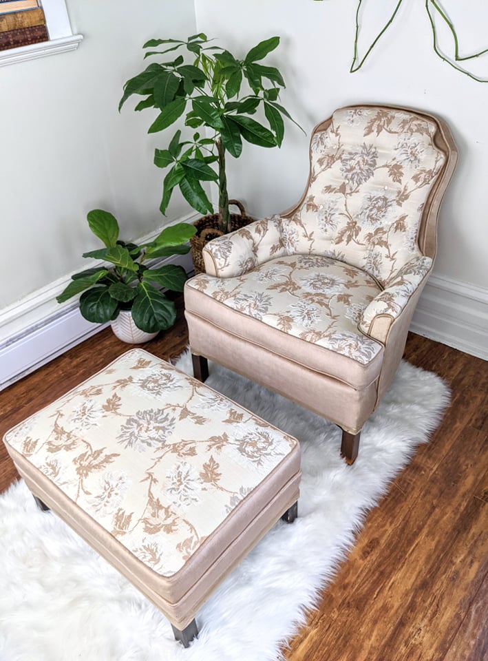 The Alto Armchair & Ottoman
