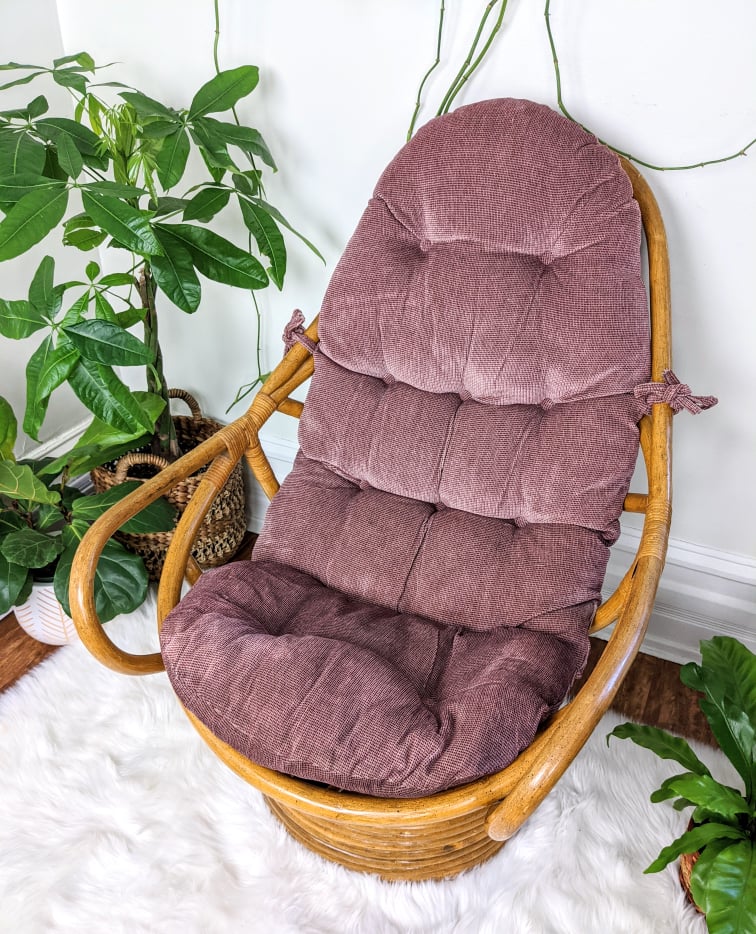 The Bazaar Rattan Swivel Chair