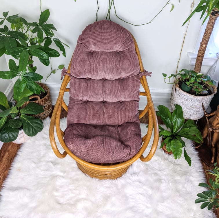 The Bazaar Rattan Swivel Chair
