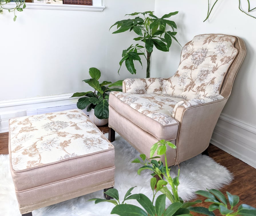 The Alto Armchair & Ottoman