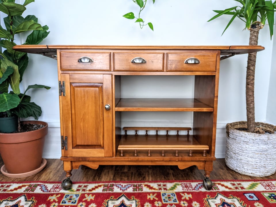 The Tell City Serving Cart