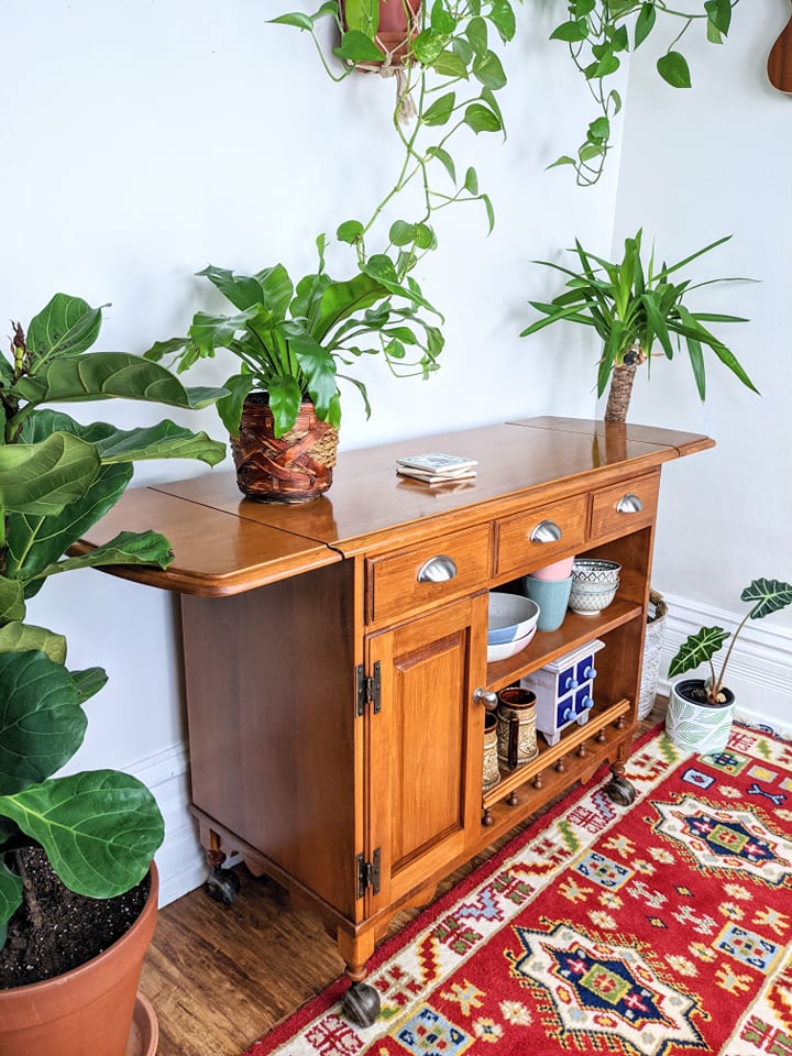 The Tell City Serving Cart