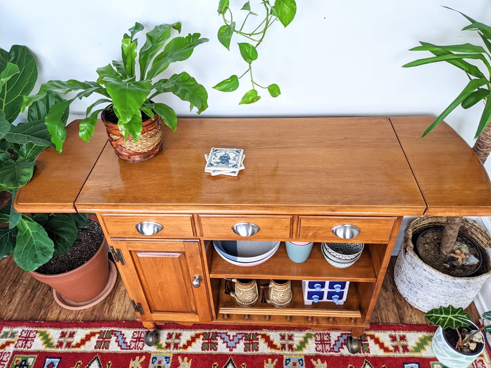 The Tell City Serving Cart
