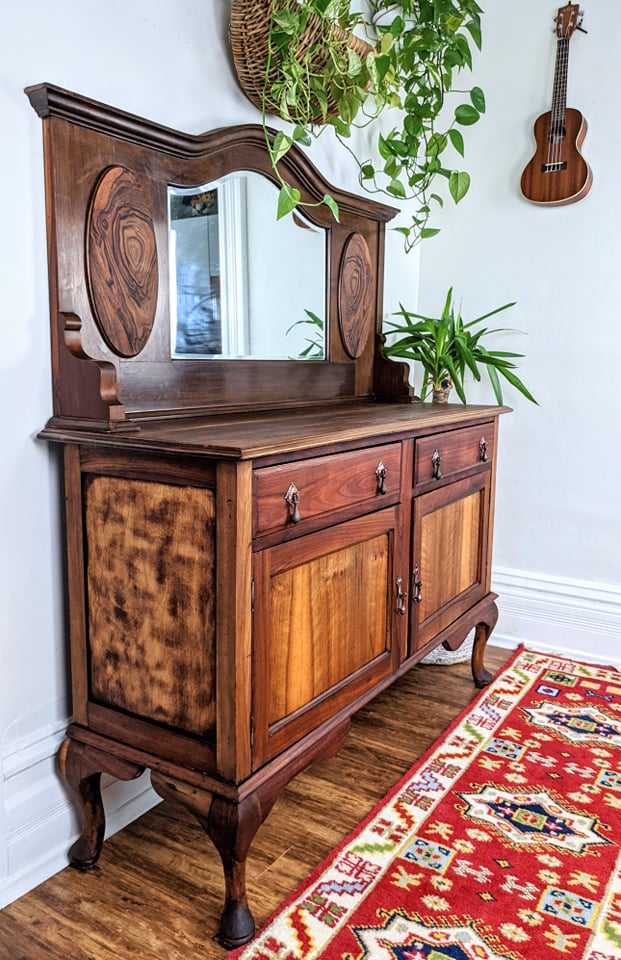 The Adamo Sideboard w/ Mirror