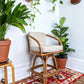 The Silver Sands Rattan Stools