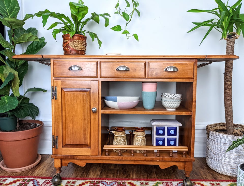 The Tell City Serving Cart
