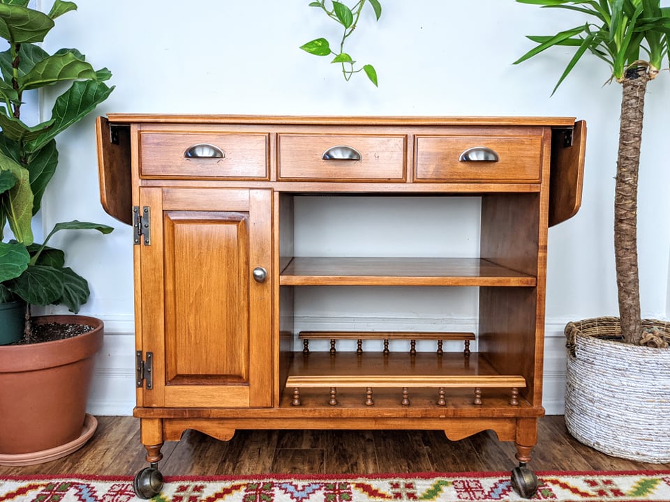 The Tell City Serving Cart