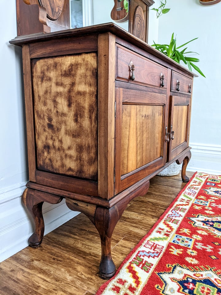 The Adamo Sideboard w/ Mirror