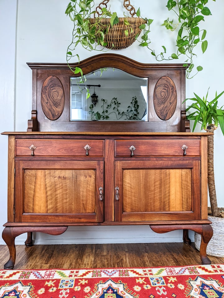 The Adamo Sideboard w/ Mirror