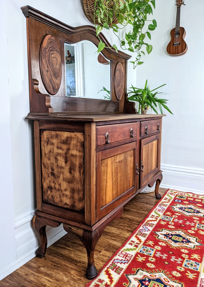 The Adamo Sideboard w/ Mirror