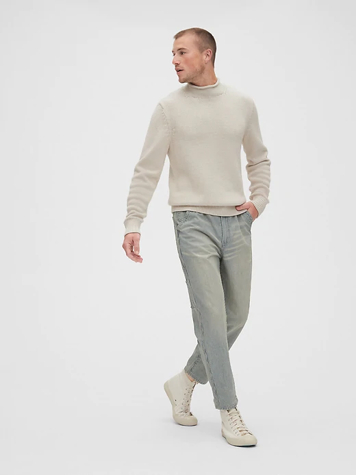 80s Gap Striped Pants Vintage Retro Railway Train Worker Carpenter