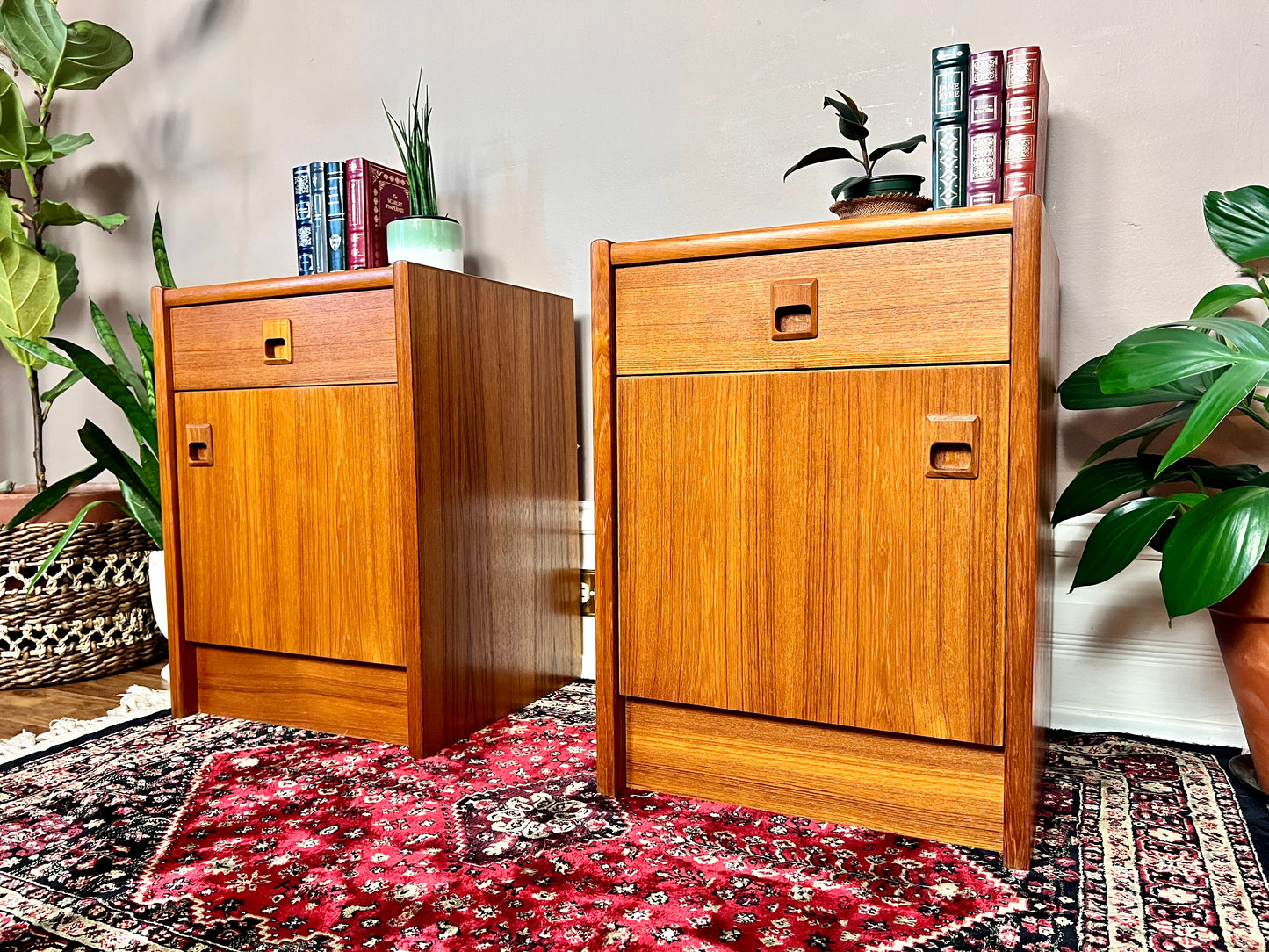 The Rasmus Teak Nightstands