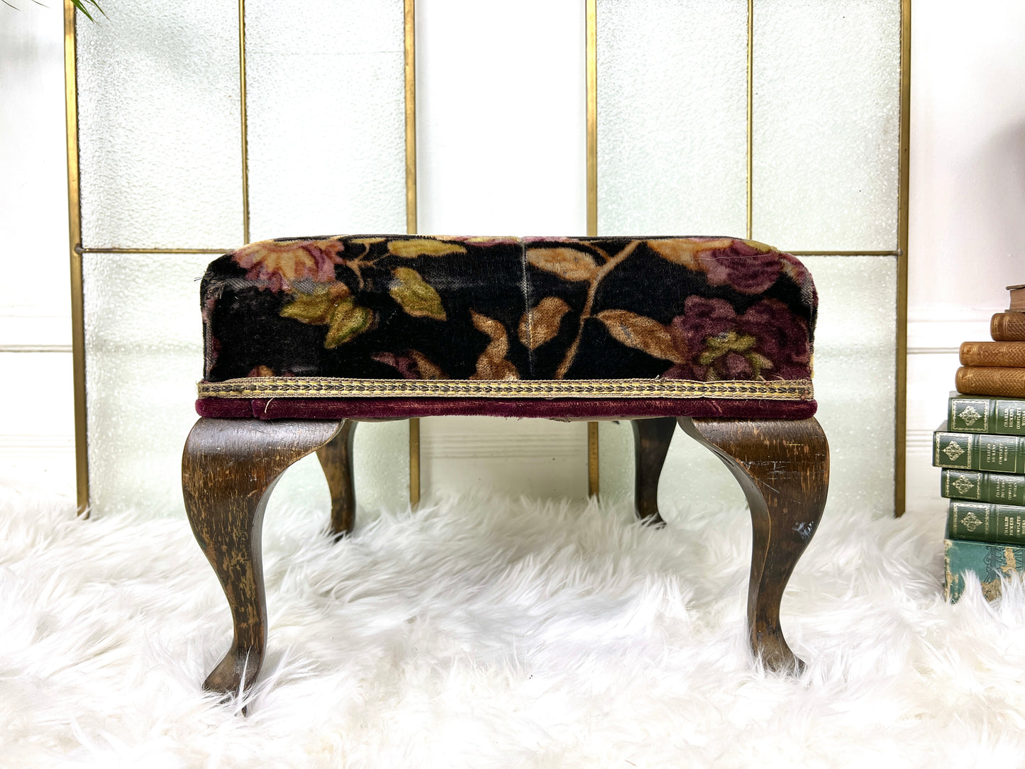 The Dark Garden Footstool