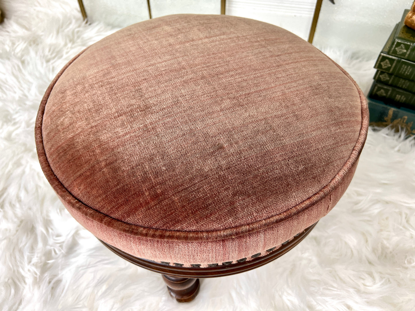 The Brandy Rose Footstool
