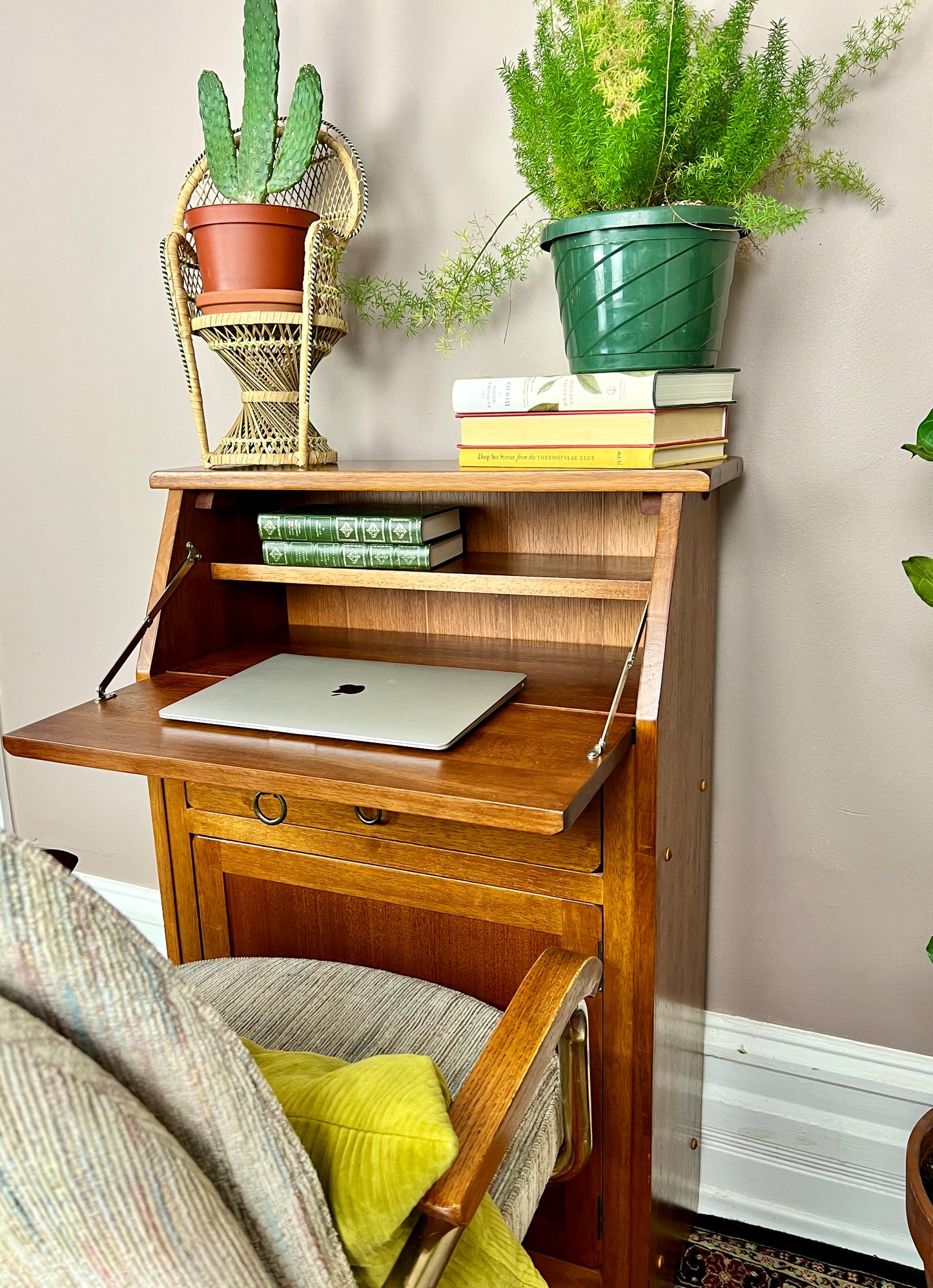 The Golden Bell Secretary Desk