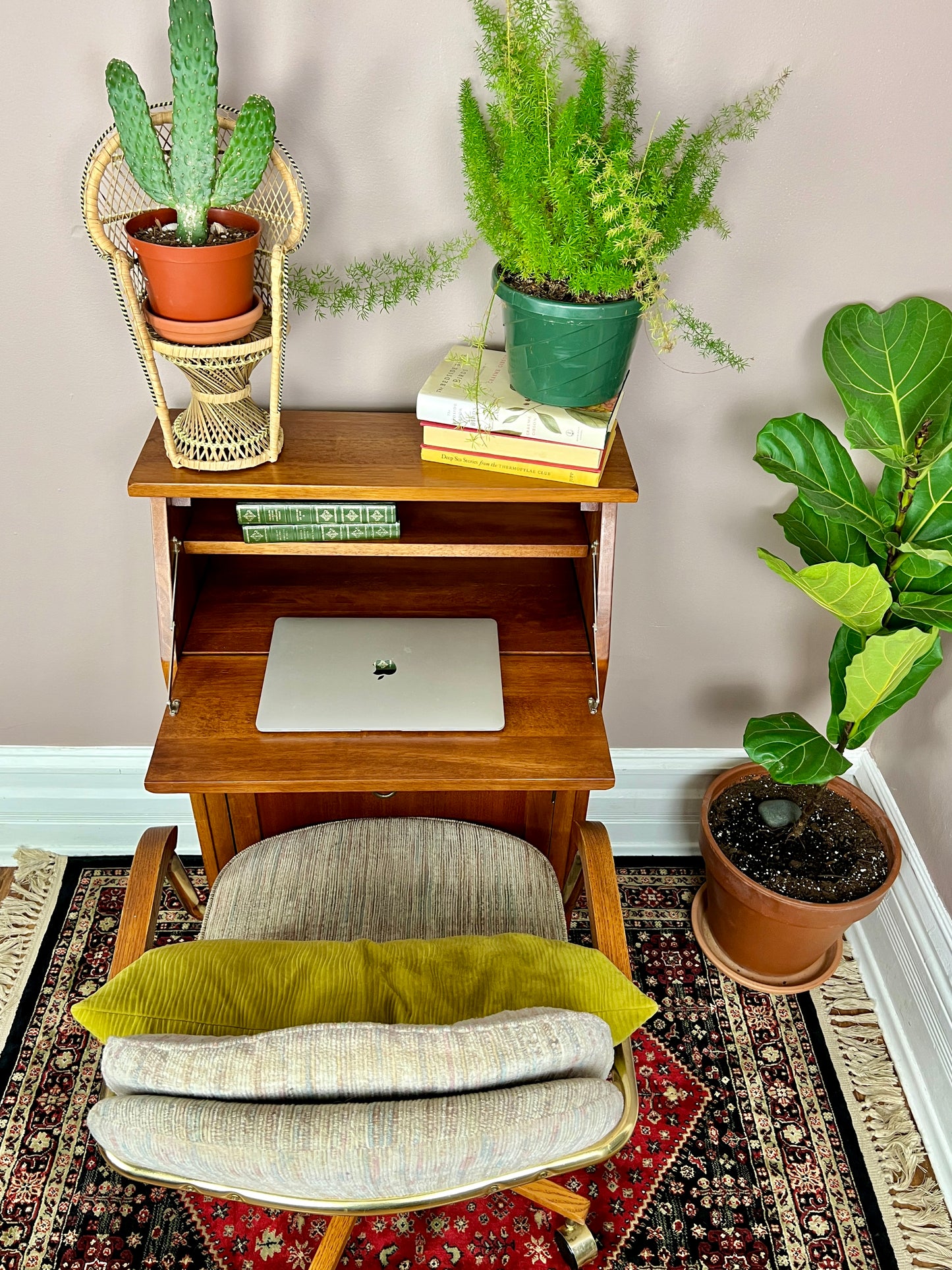 The Golden Bell Secretary Desk