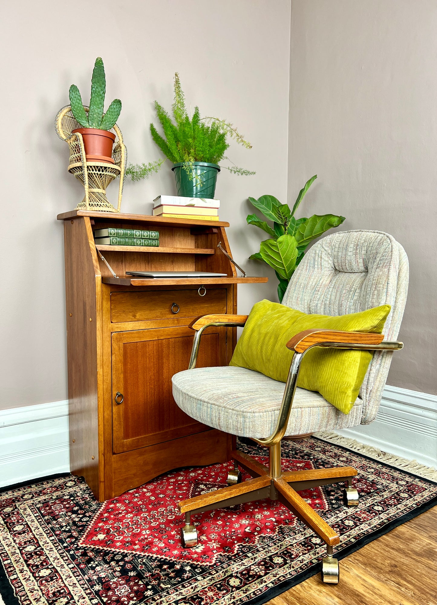 The Golden Bell Secretary Desk