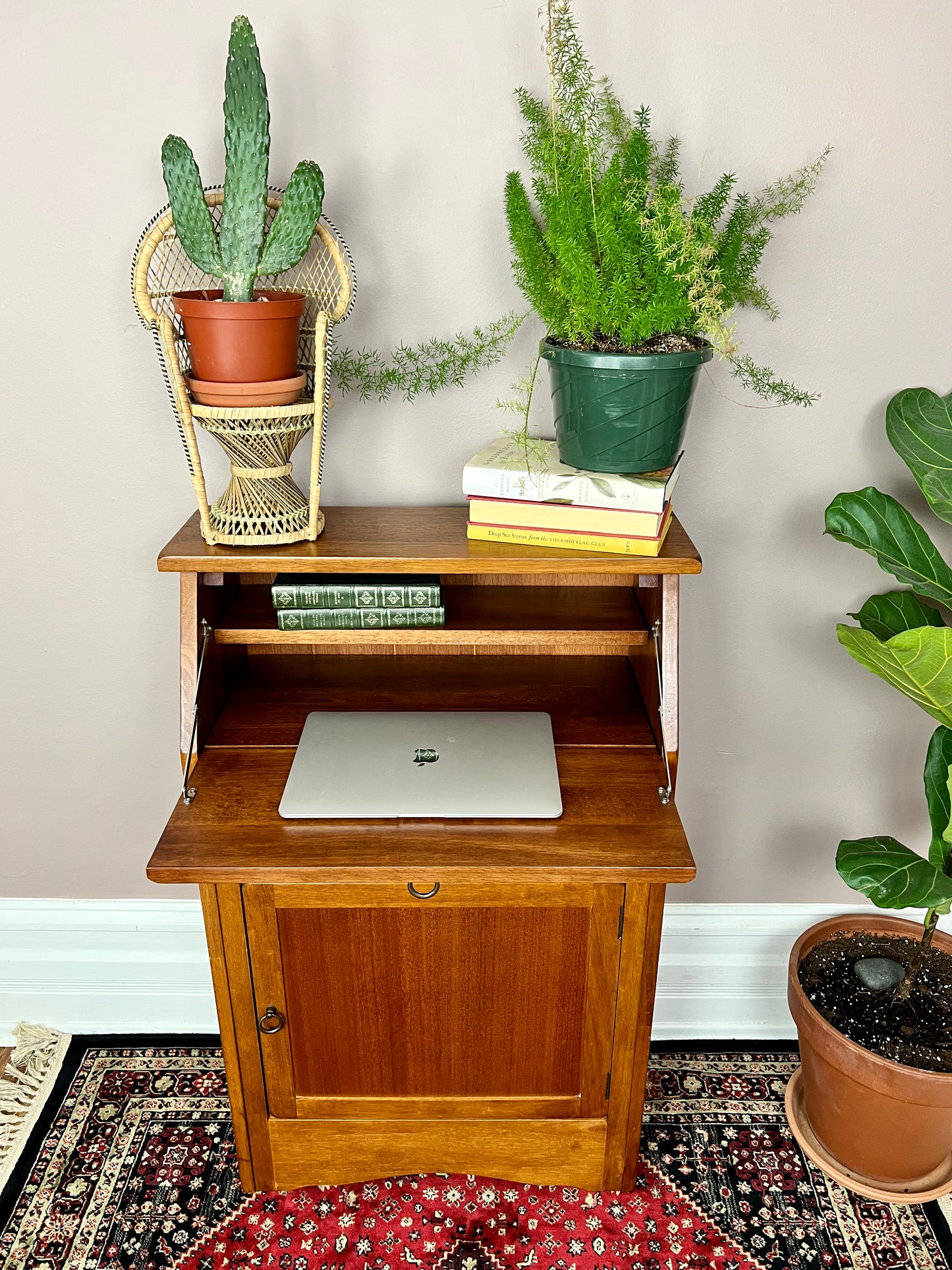 The Golden Bell Secretary Desk