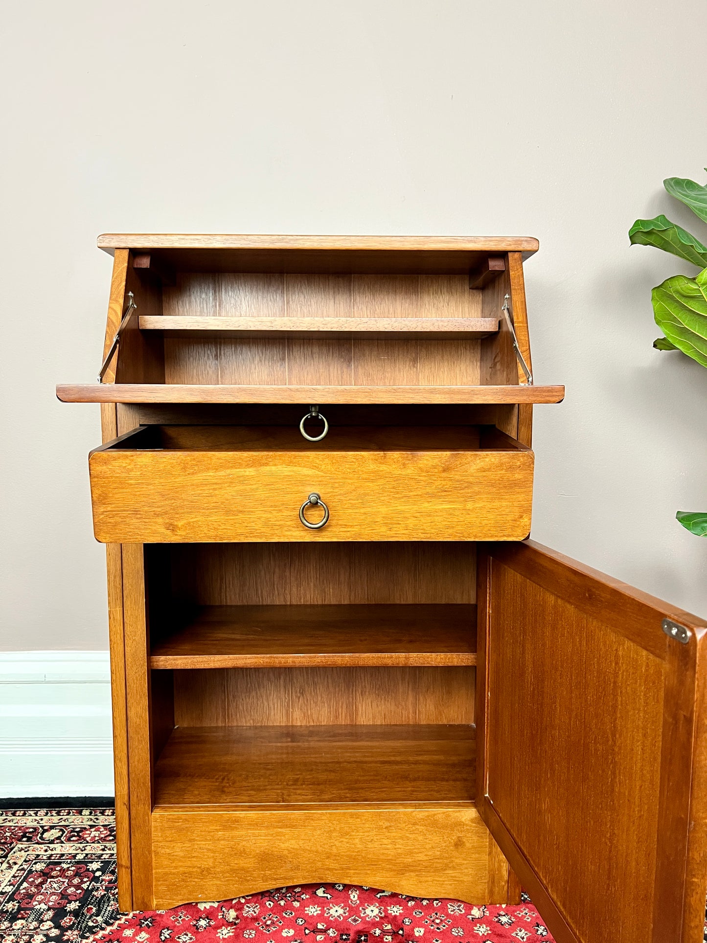 The Golden Bell Secretary Desk