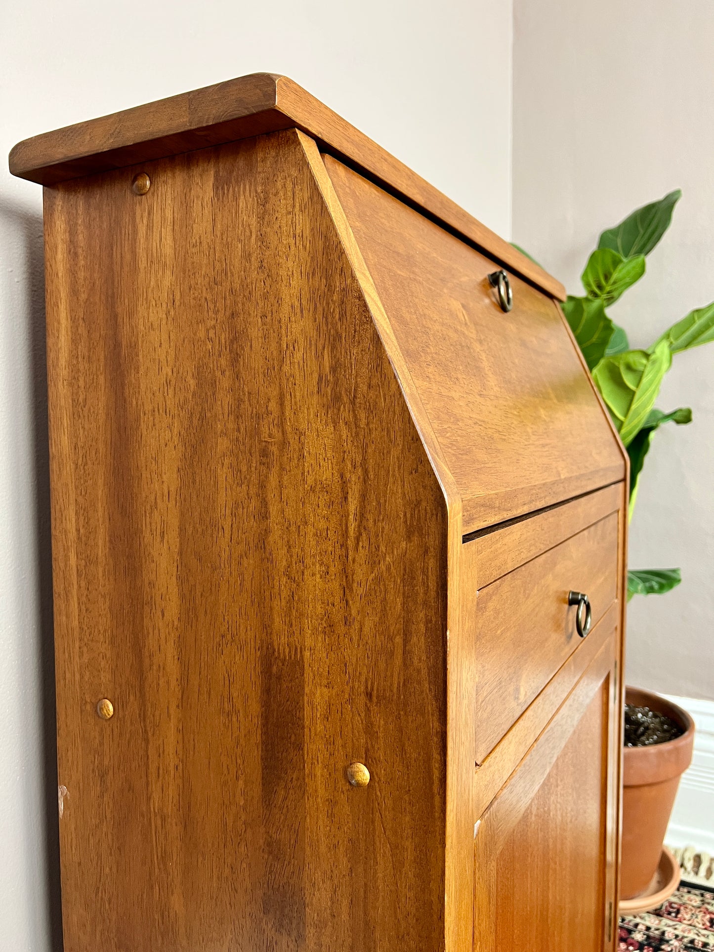 The Golden Bell Secretary Desk