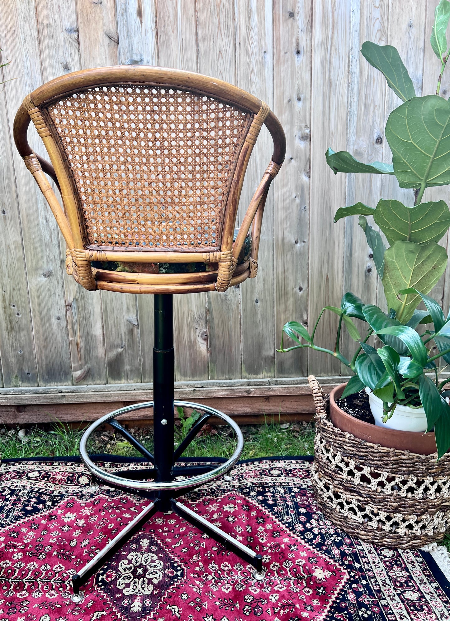 The Carl & Nina Rattan Stools
