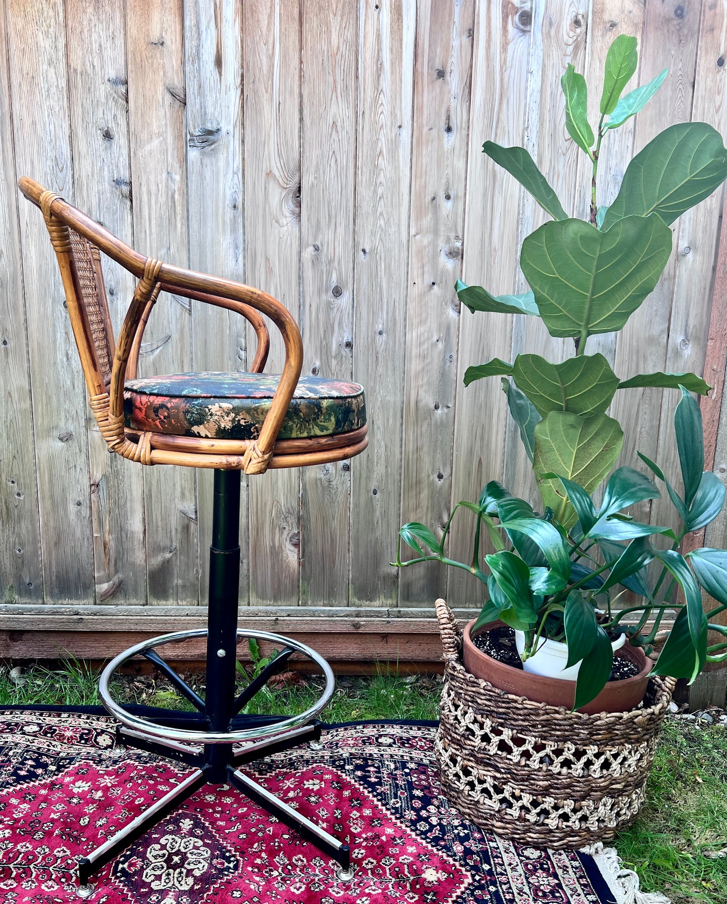 The Carl & Nina Rattan Stools