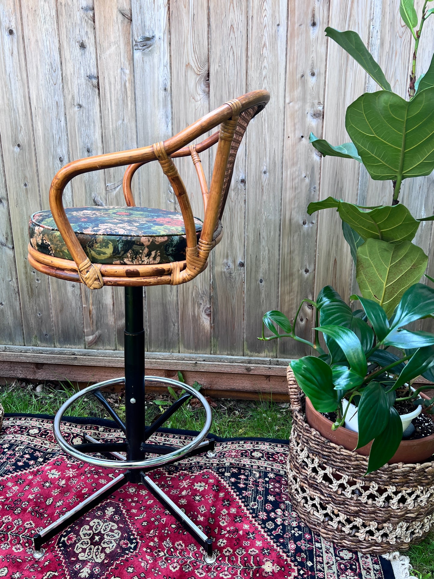The Carl & Nina Rattan Stools