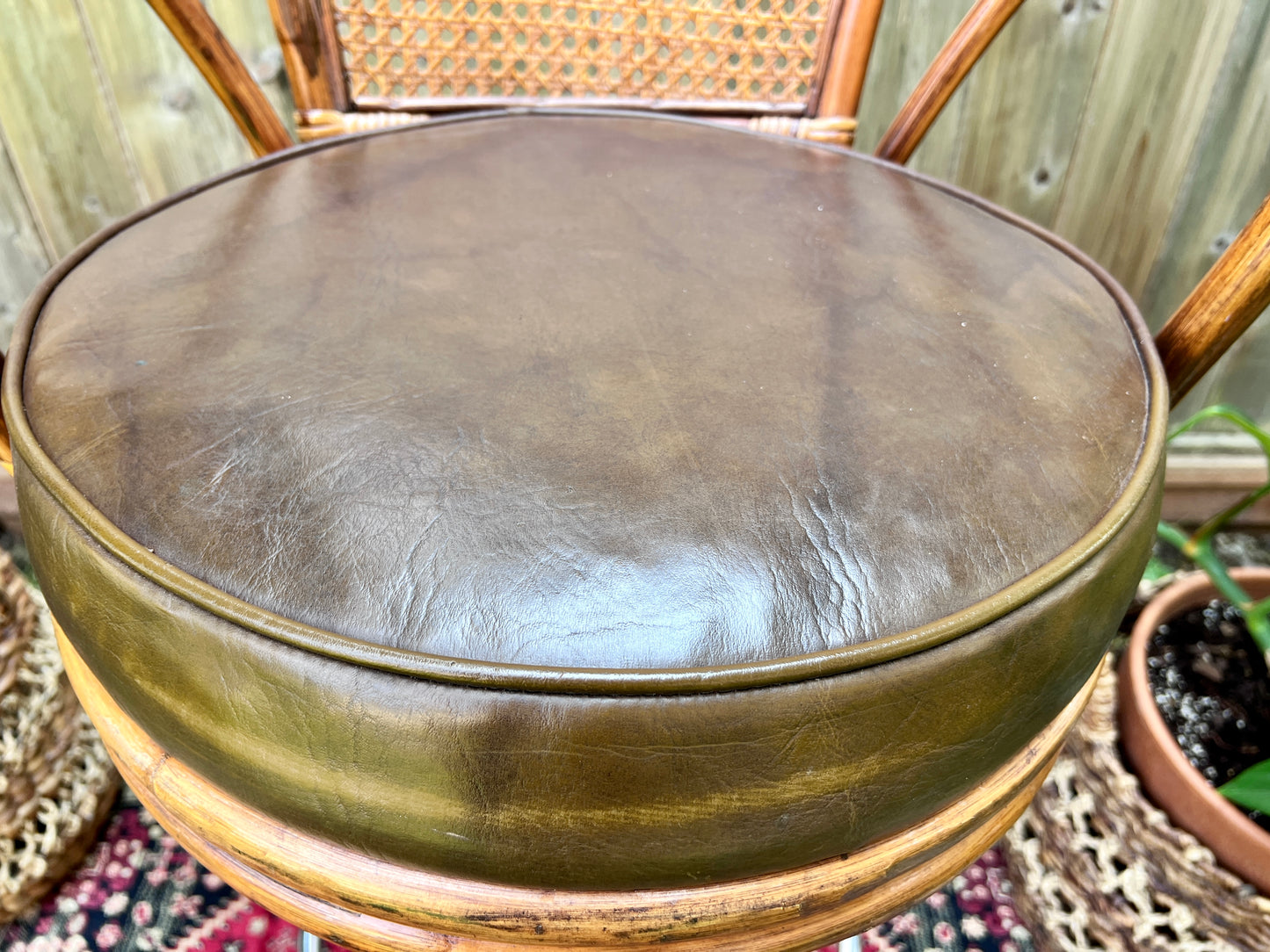 The Carl & Nina Rattan Stools