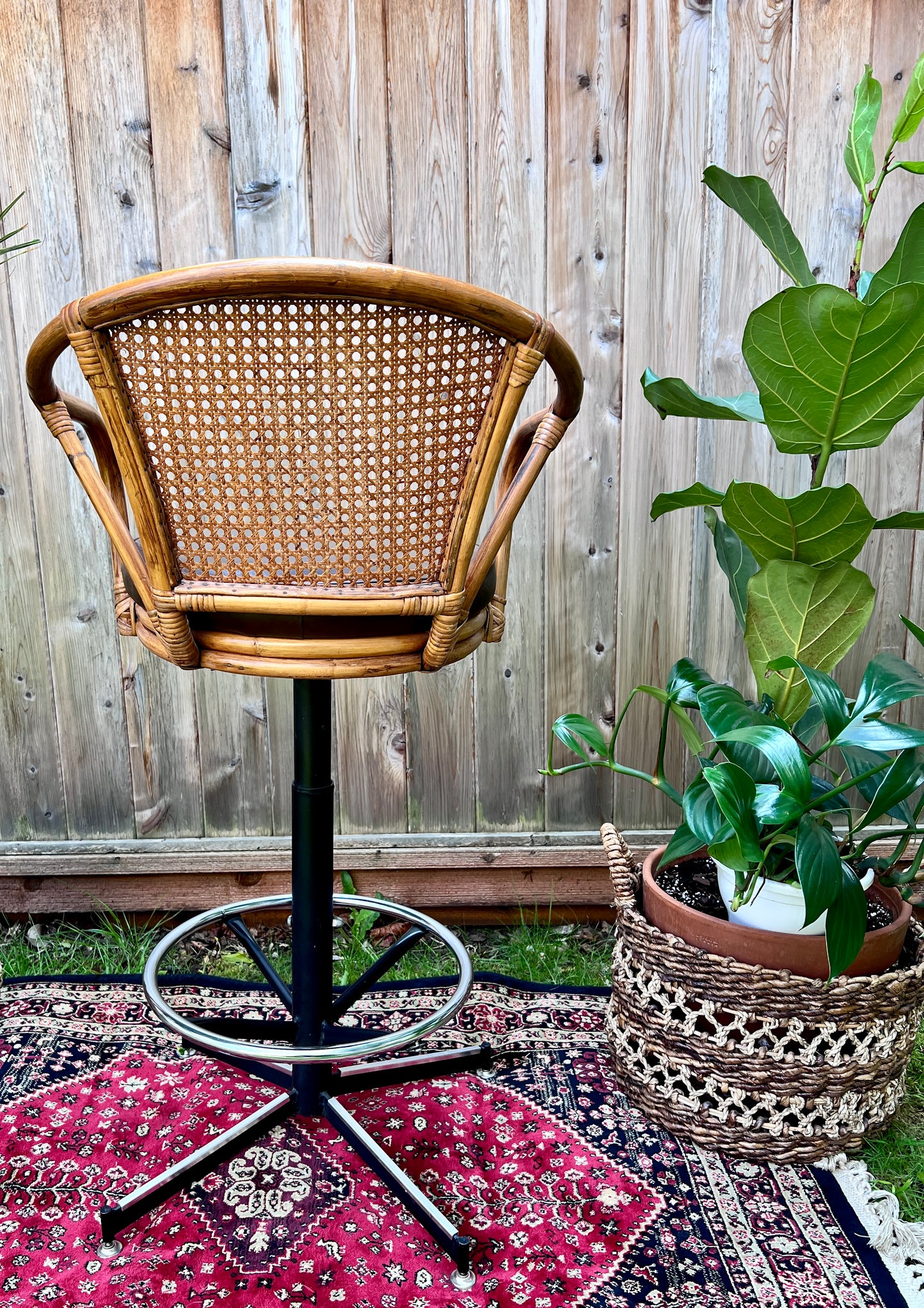 The Carl & Nina Rattan Stools
