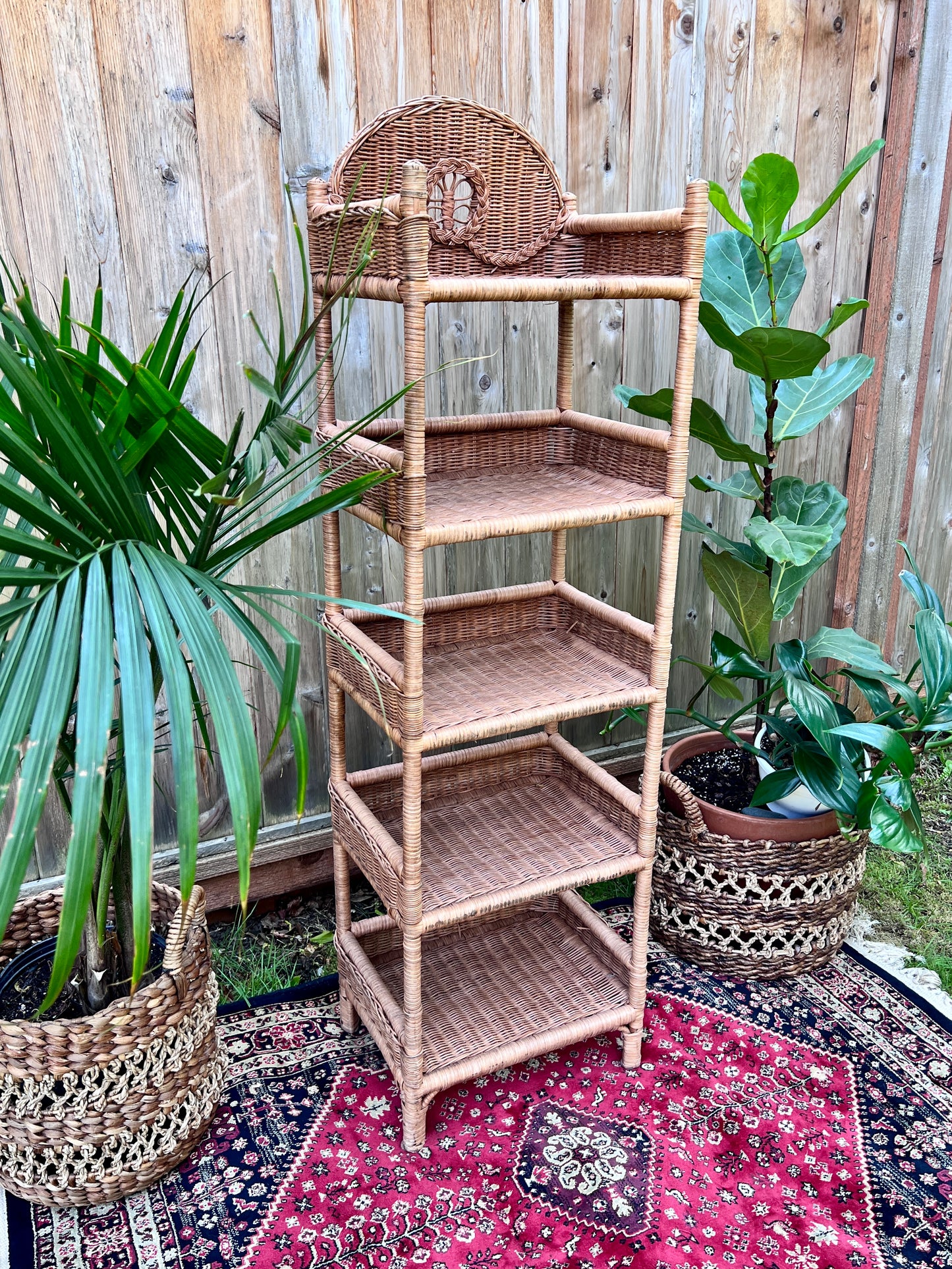 The Calypso Wicker Shelf