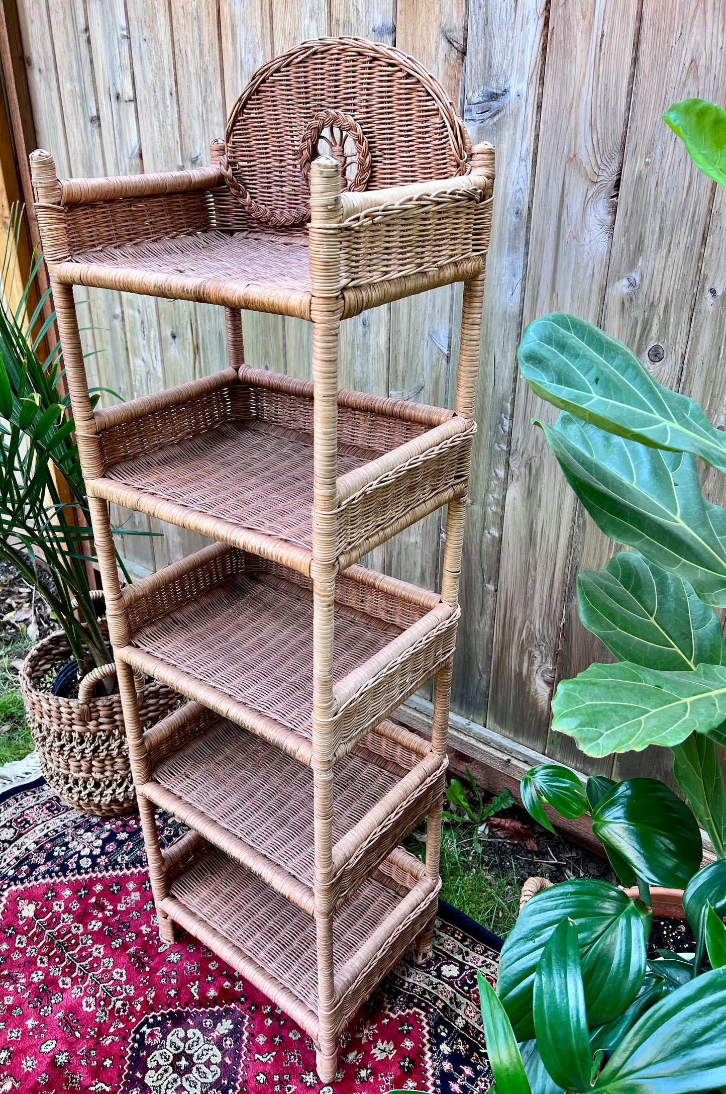 The Calypso Wicker Shelf