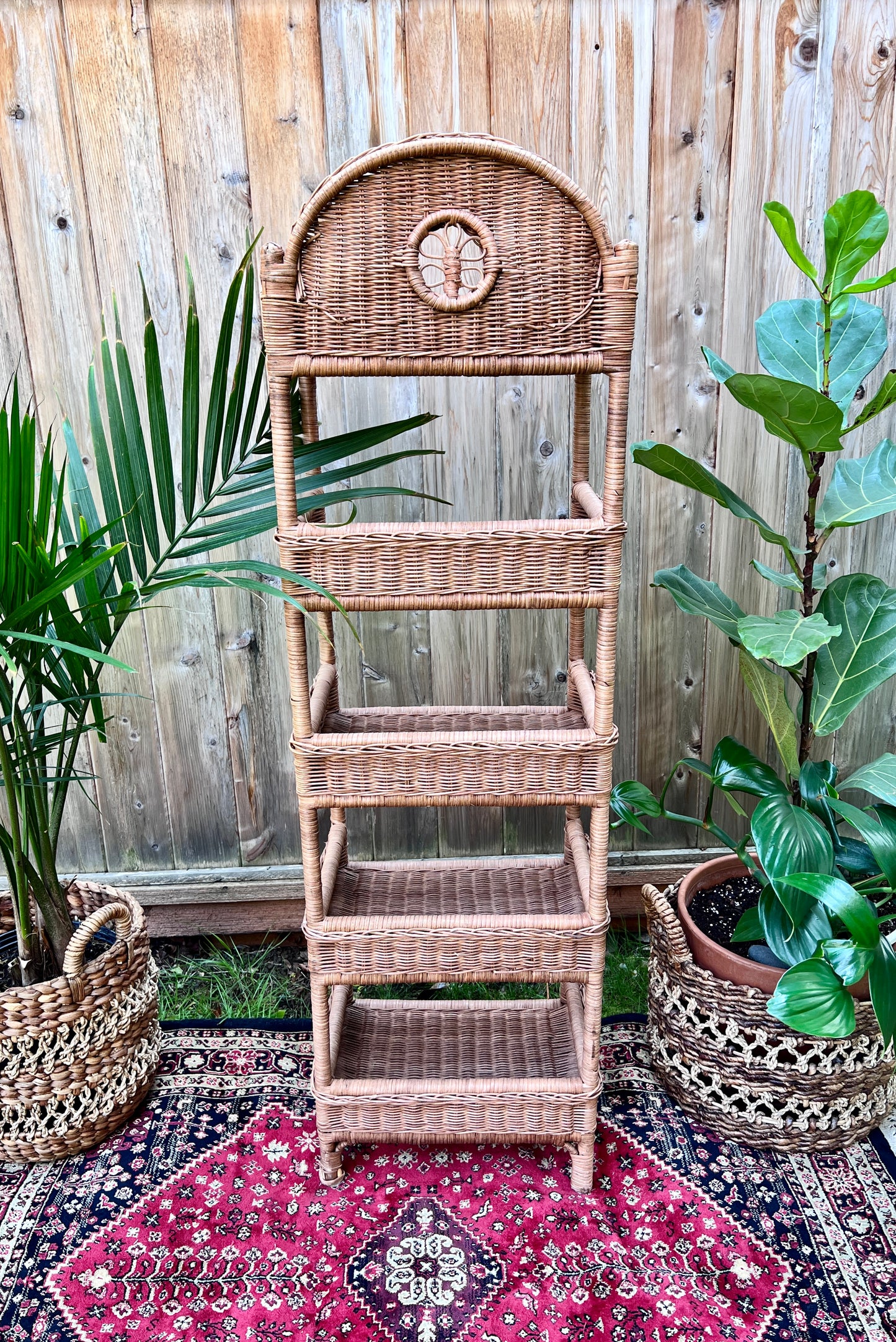 The Calypso Wicker Shelf