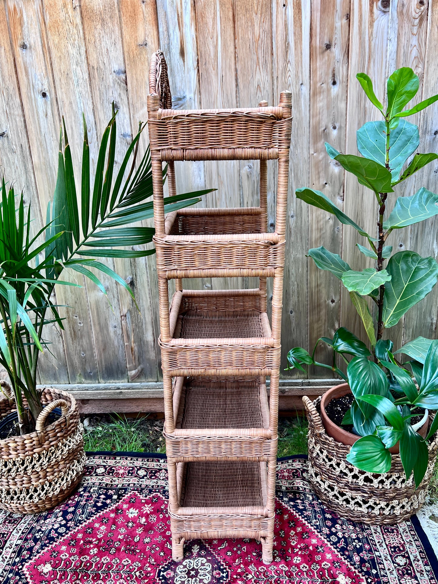 The Calypso Wicker Shelf