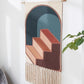 Vintage Abstract Wall Hanger Canvas Cotton Artistic Victoria BC Canada Vancouver Island Unique Home Decor Bohemian