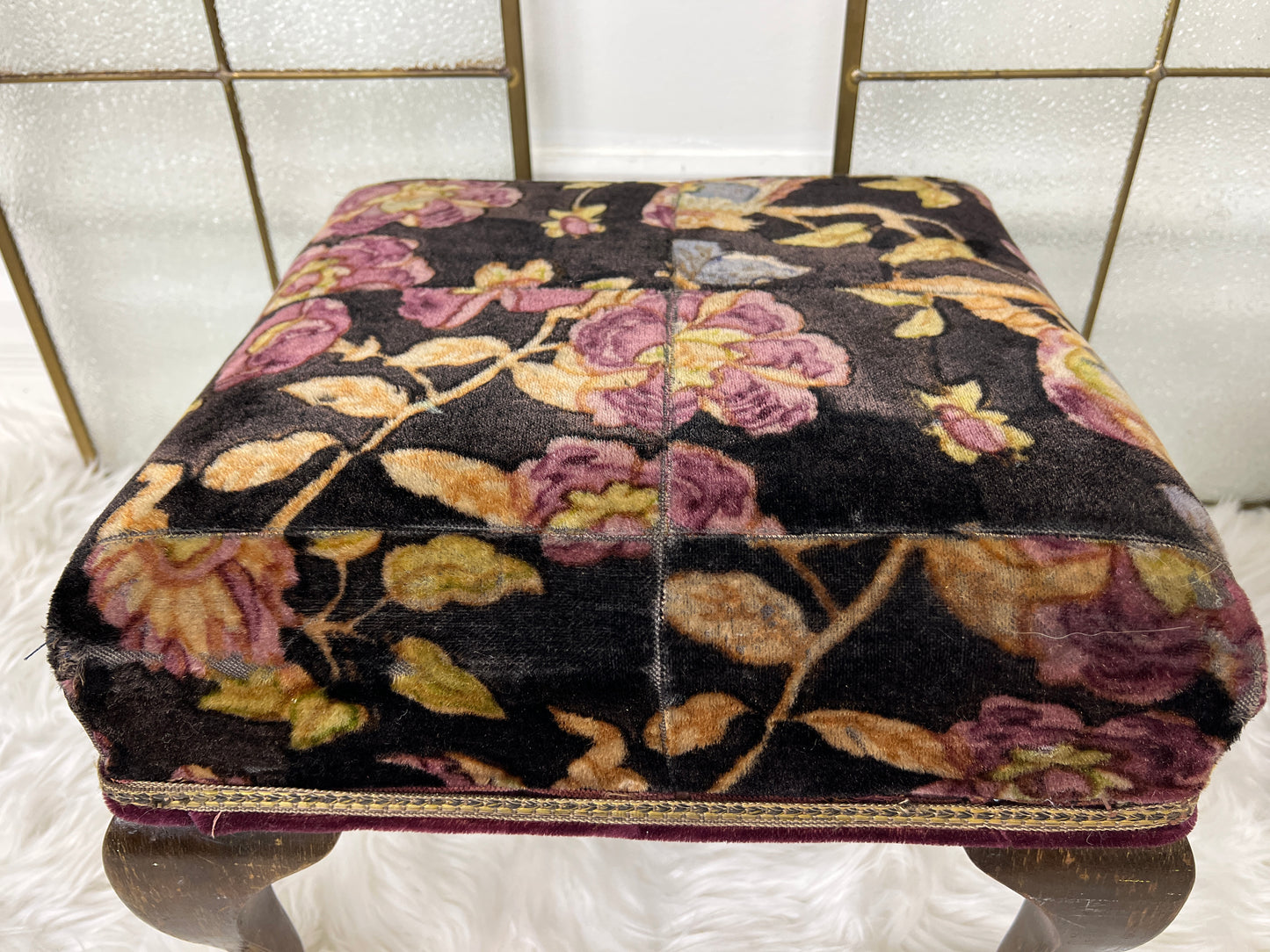 The Dark Garden Footstool