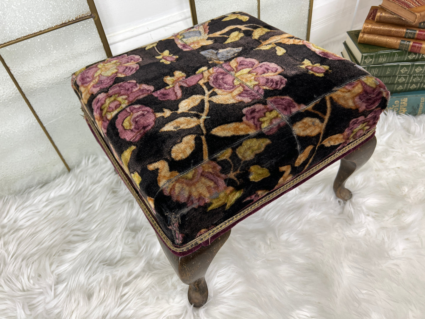 The Dark Garden Footstool