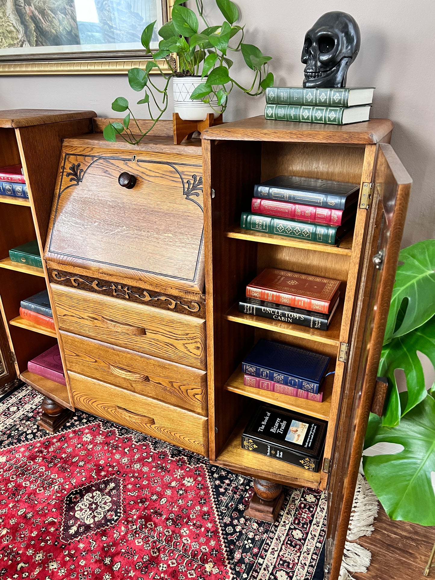 The Tufte Secretary Desk & Cabinet
