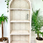 The Boho White Wicker Shelf