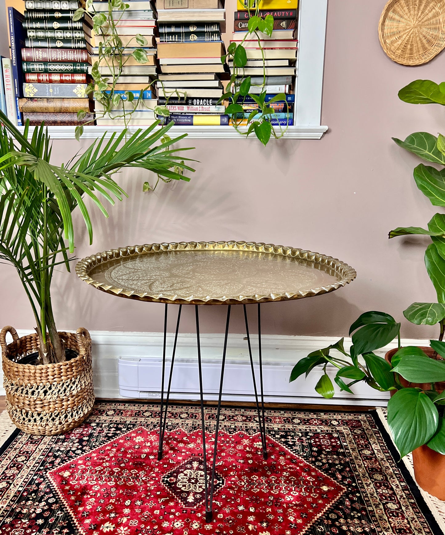 Vintage Brass Table Tray