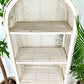 The Boho White Wicker Shelf