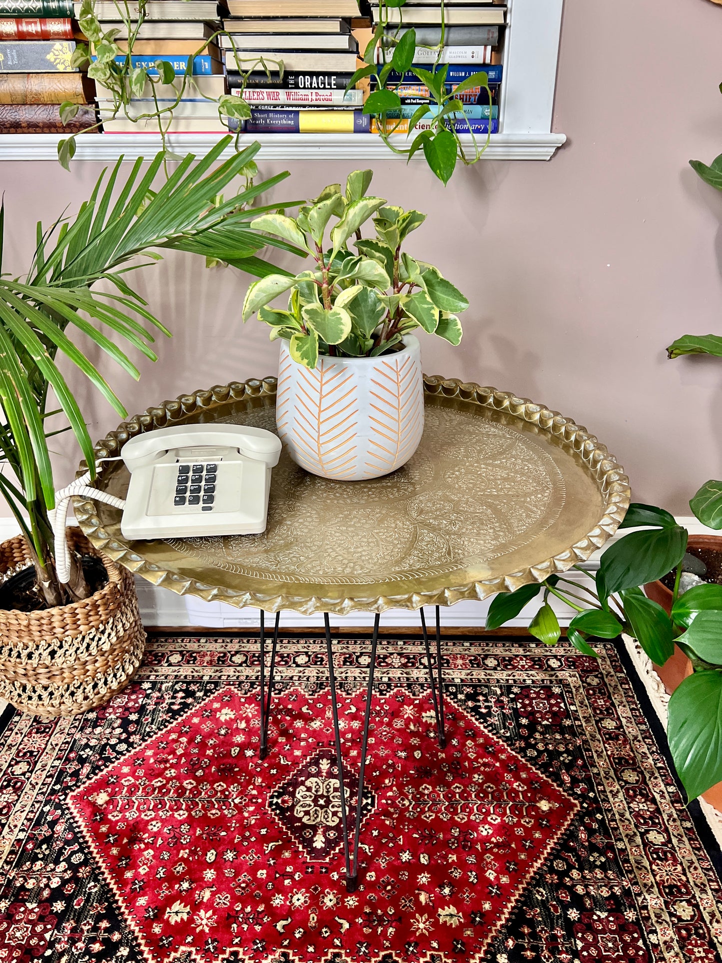 Vintage Brass Table Tray