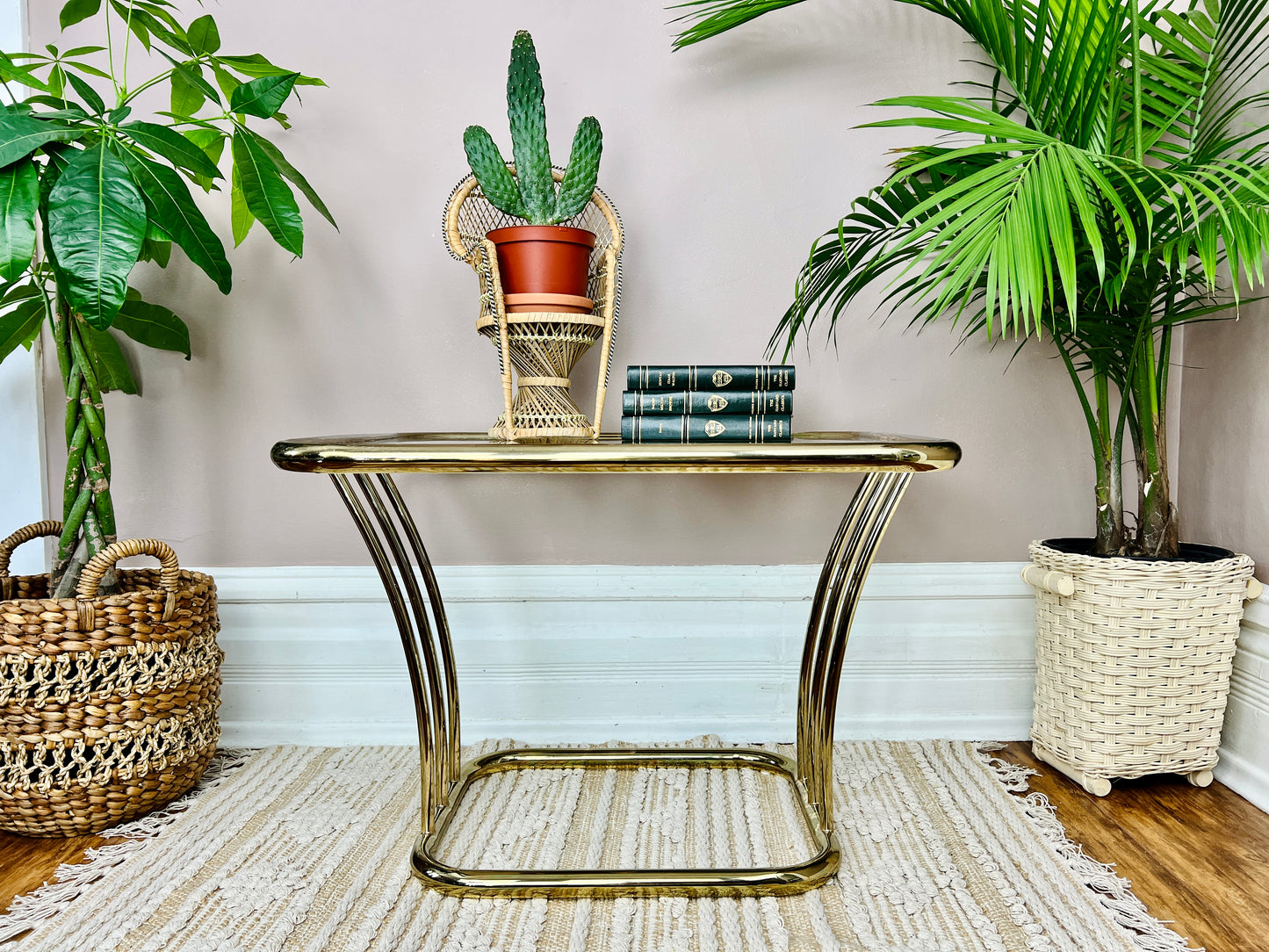 The Beverly Brass Side Tables