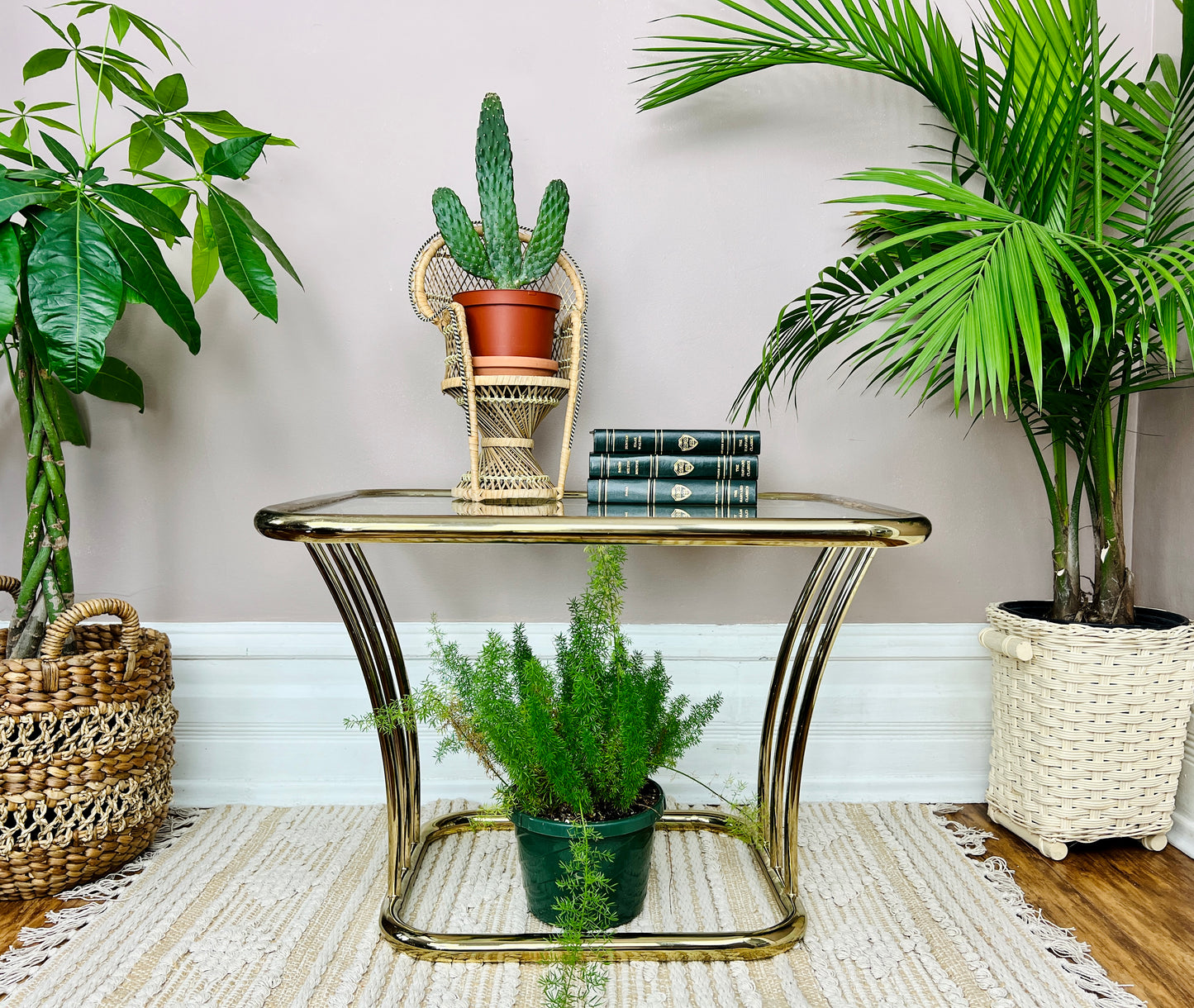 The Beverly Brass Side Tables