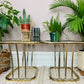 The Beverly Brass Side Tables