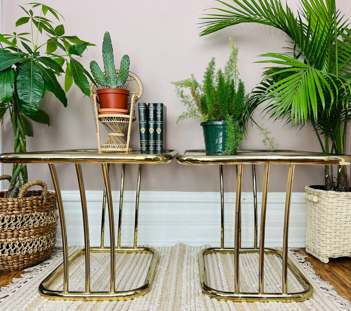 The Beverly Brass Side Tables