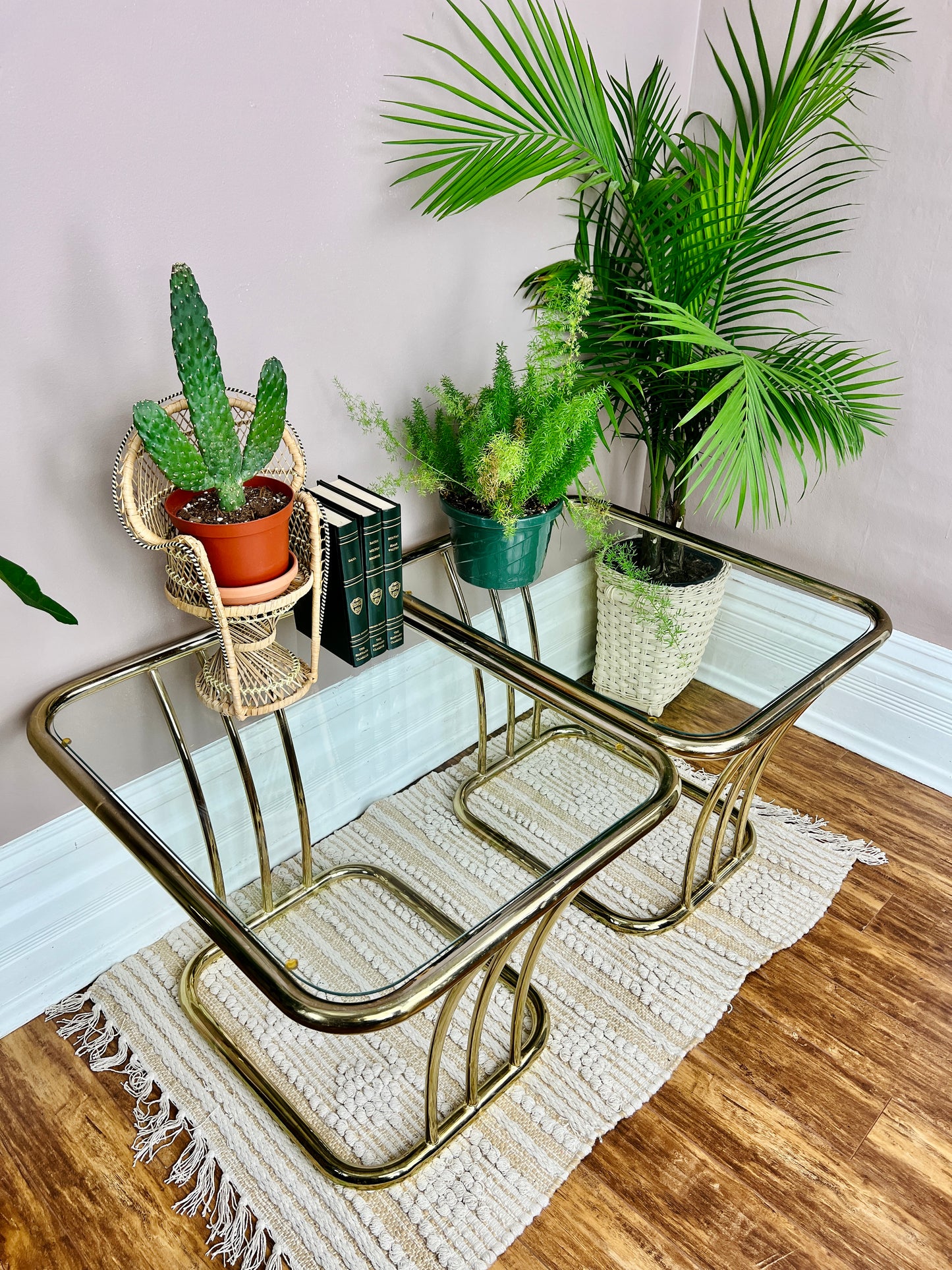 The Beverly Brass Side Tables