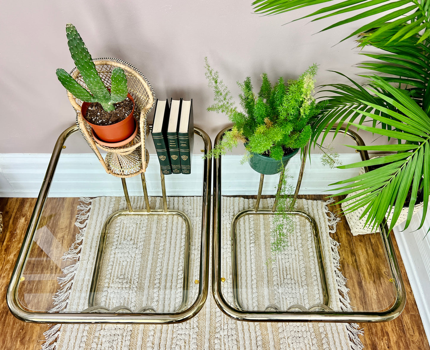 The Beverly Brass Side Tables