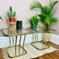 The Beverly Brass Side Tables